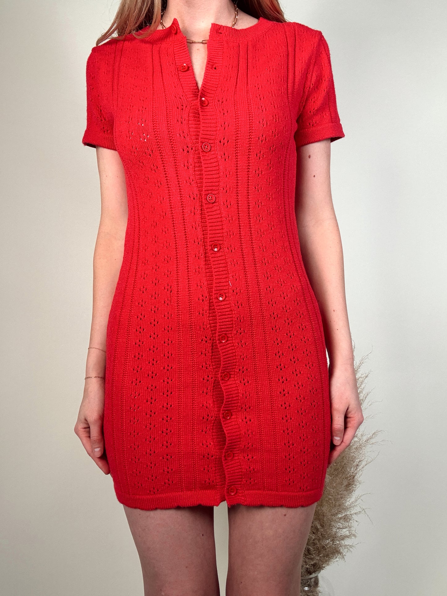 Cherry Knit Dress