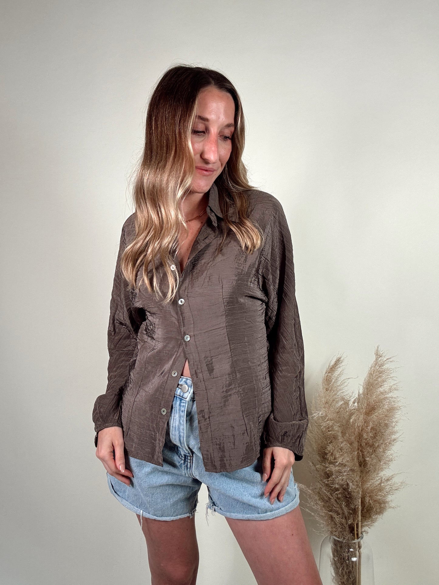 Christina Crinkled Blouse