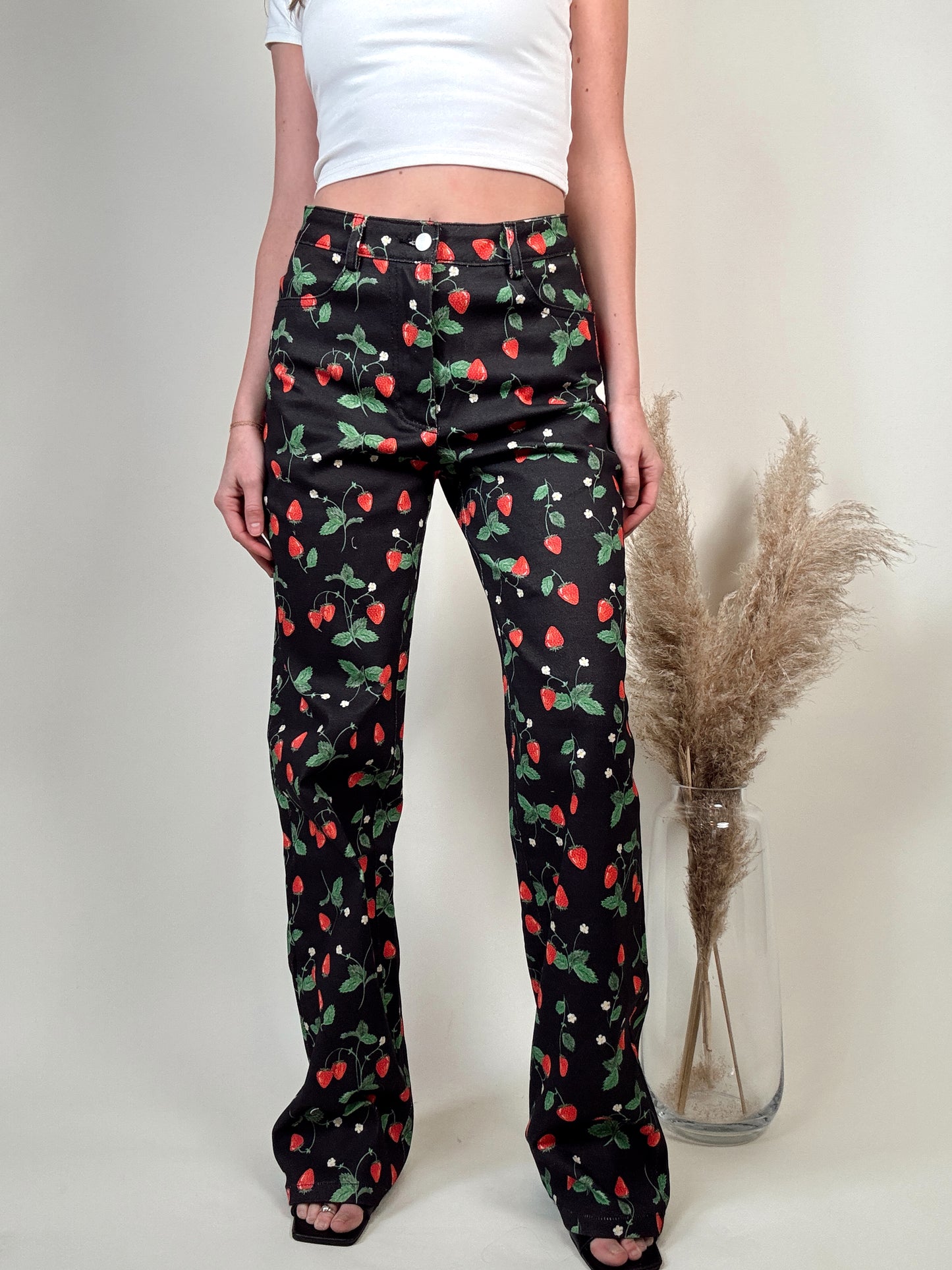 Strawberry Picnic Pants