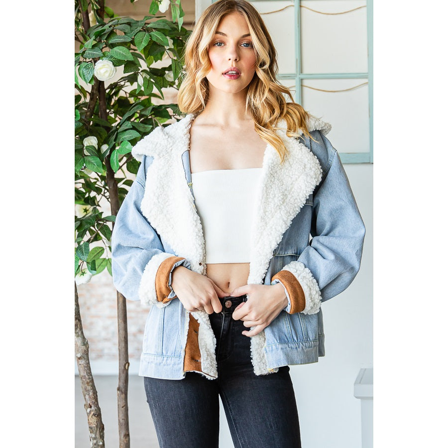 Denver Denim Sherpa Jacket