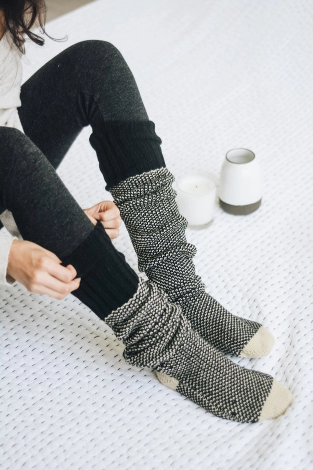 Two Tone Lounge Socks. .