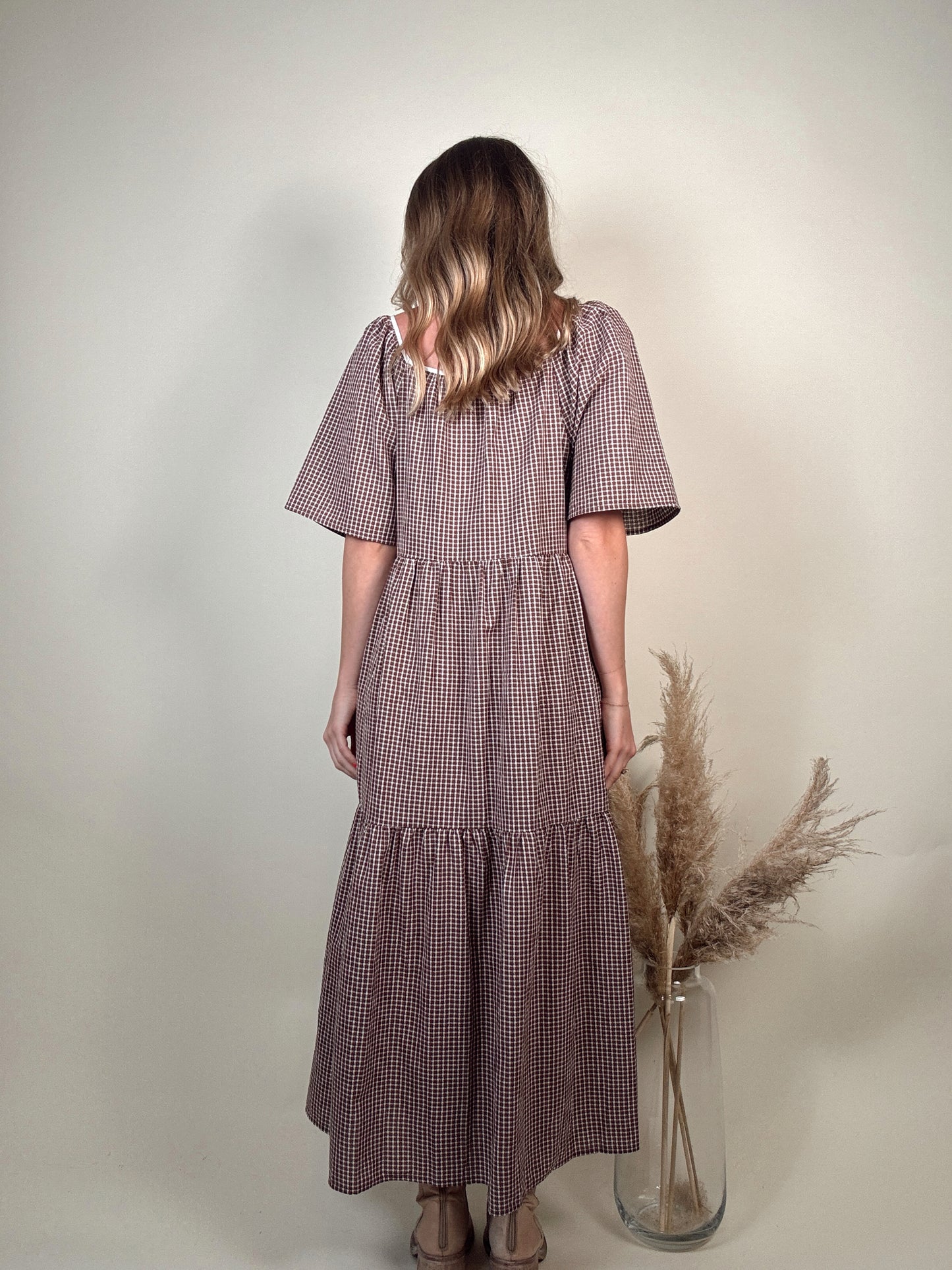 Palmer Plaid Button Up Dress