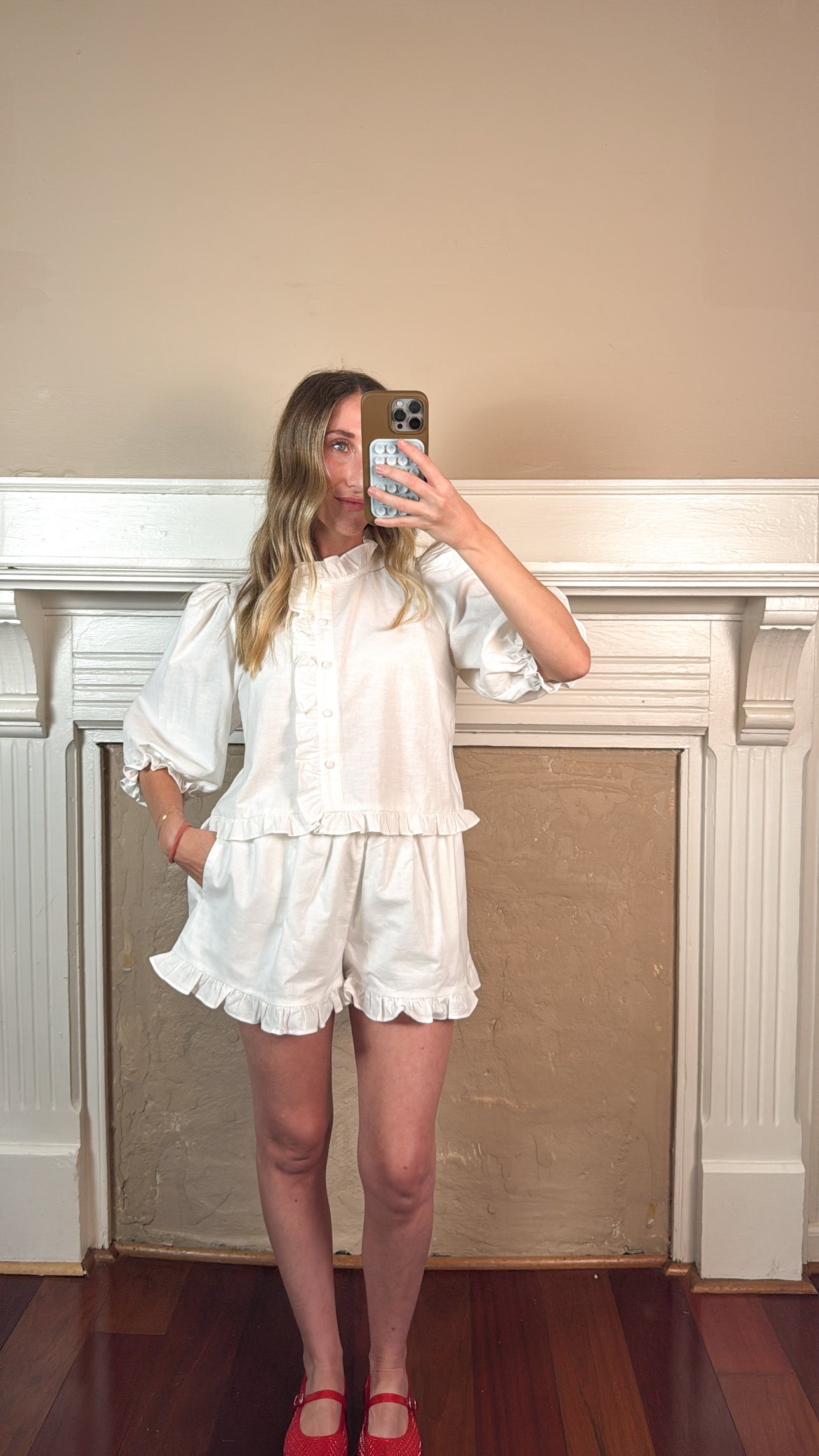 Laurie Linen Top and Shorts Set