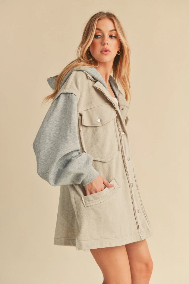 Irene Hooded Jacket - Oversized