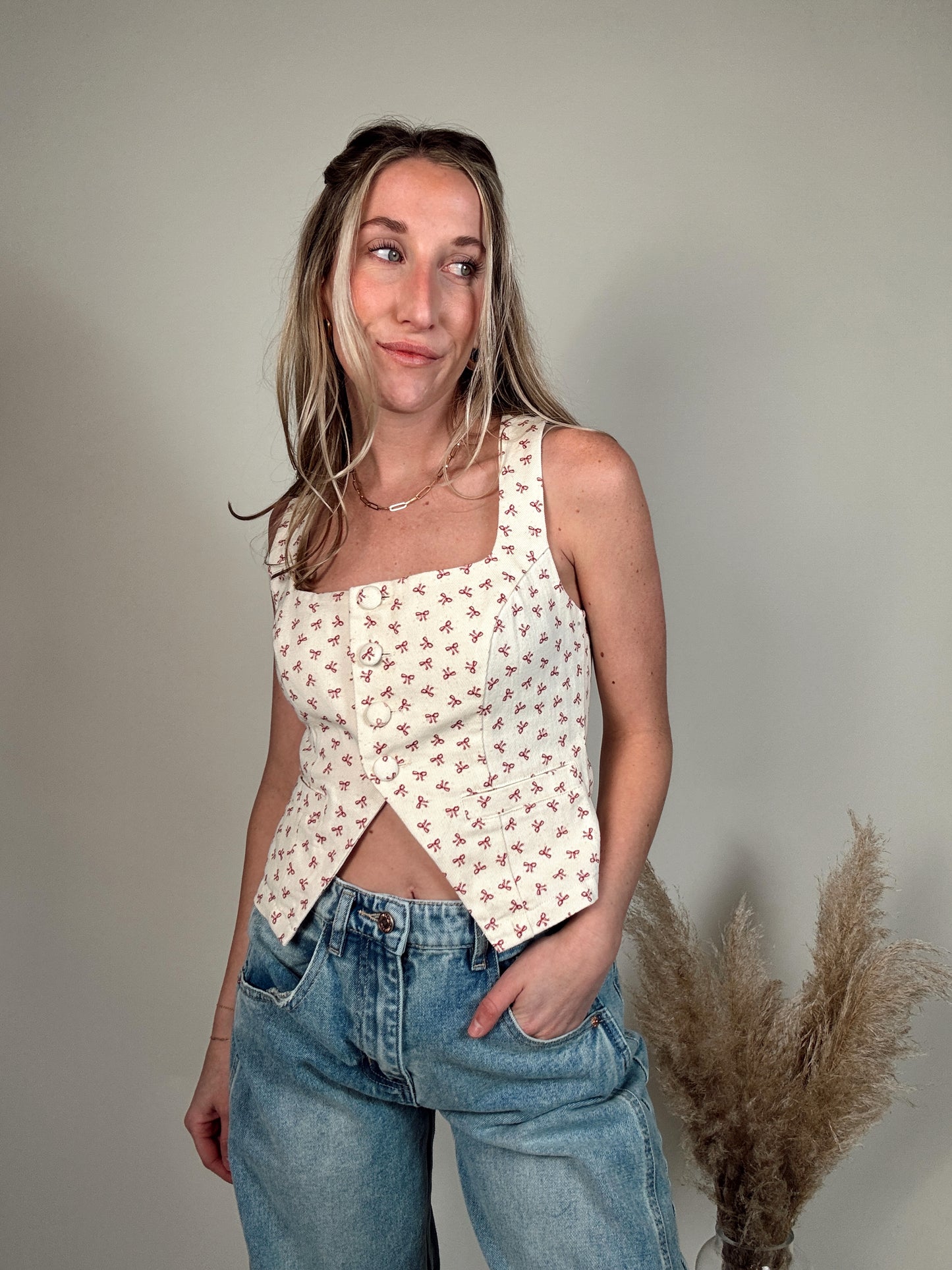 Rosie Ribbon Top