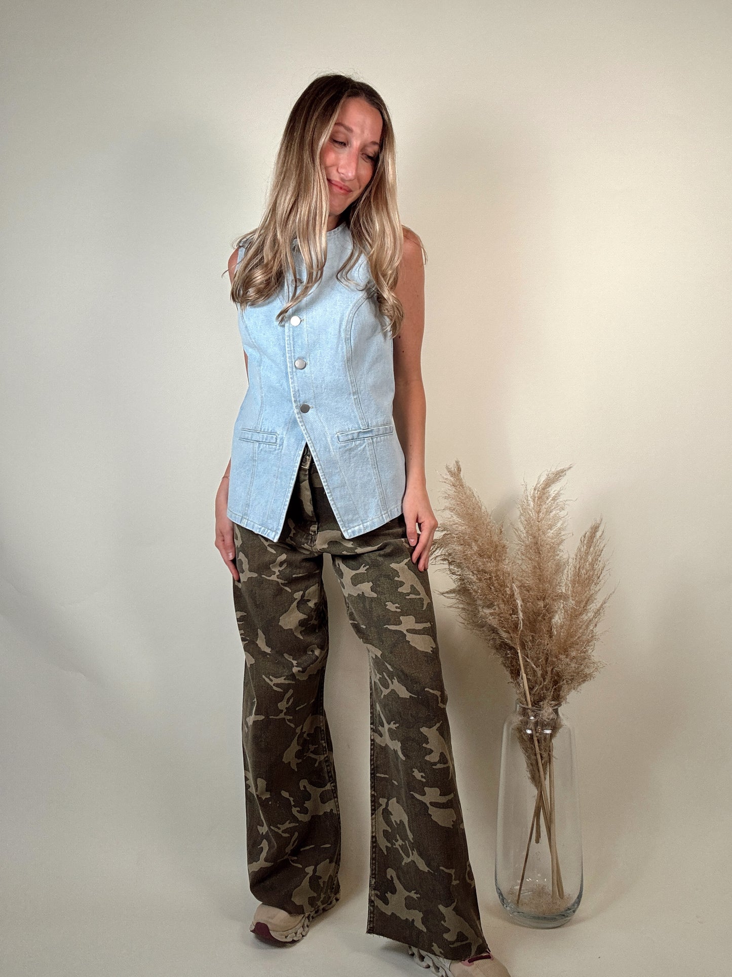 Camouflage Print Pants