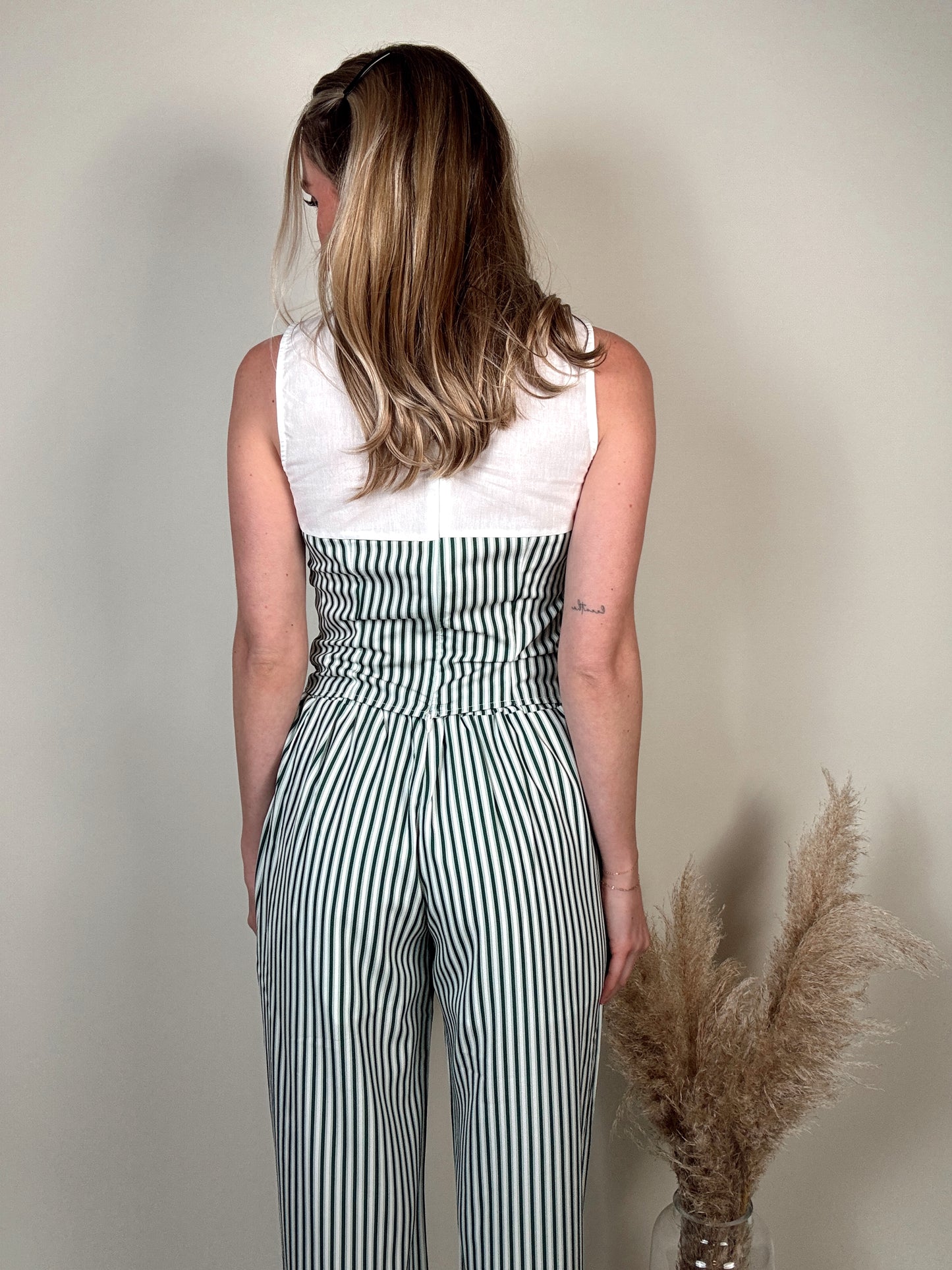 Ivy Striped Bustier Top