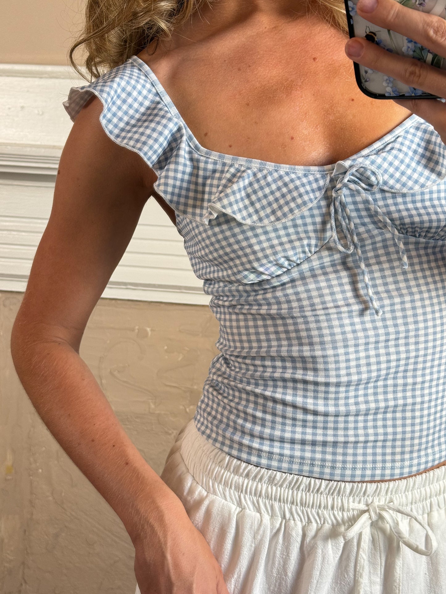 Daisy Gingham Top