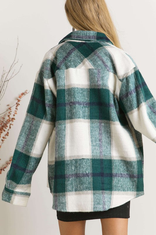 We The Free Plaid Shacket