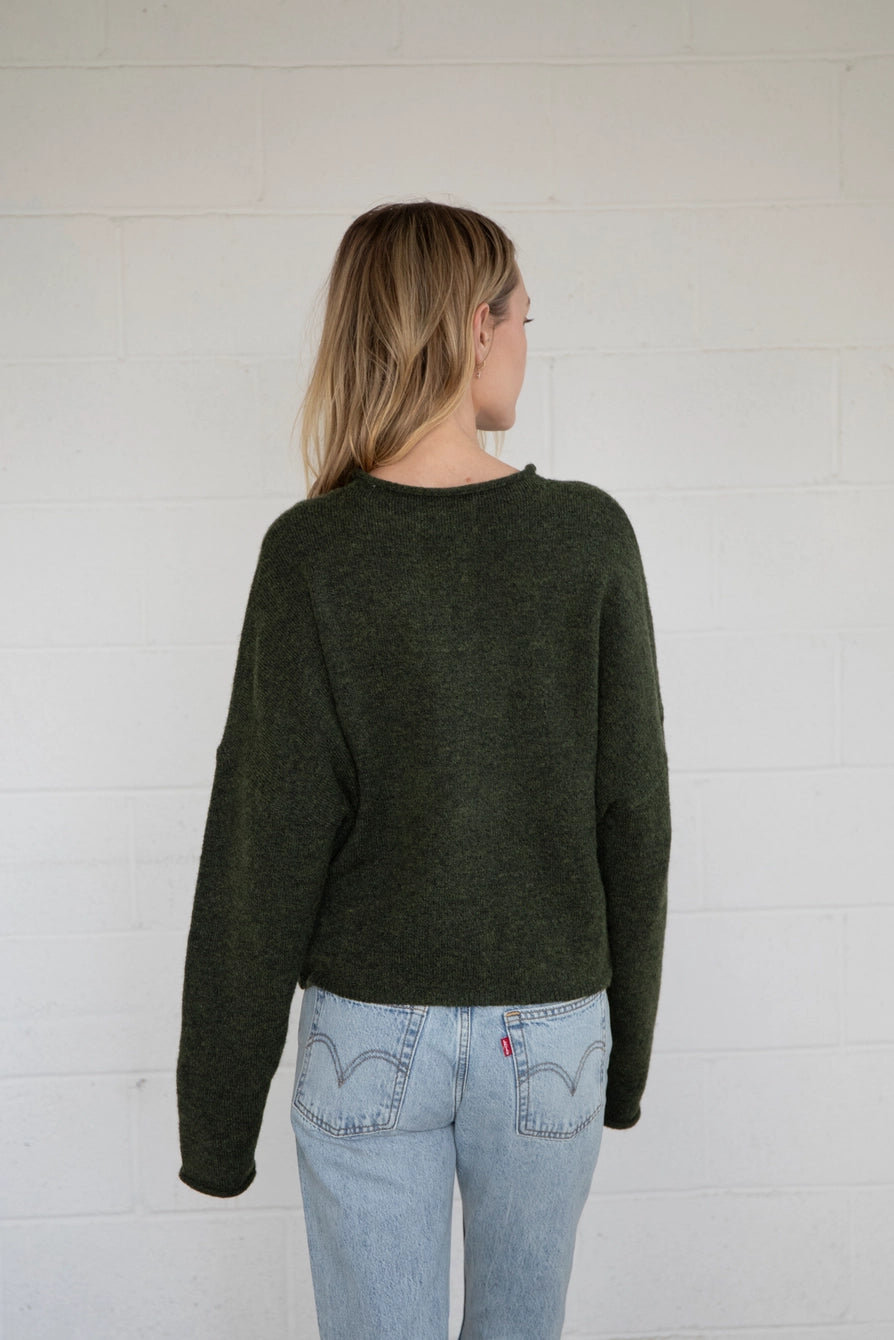 Nola Cardigan - Hunter Green