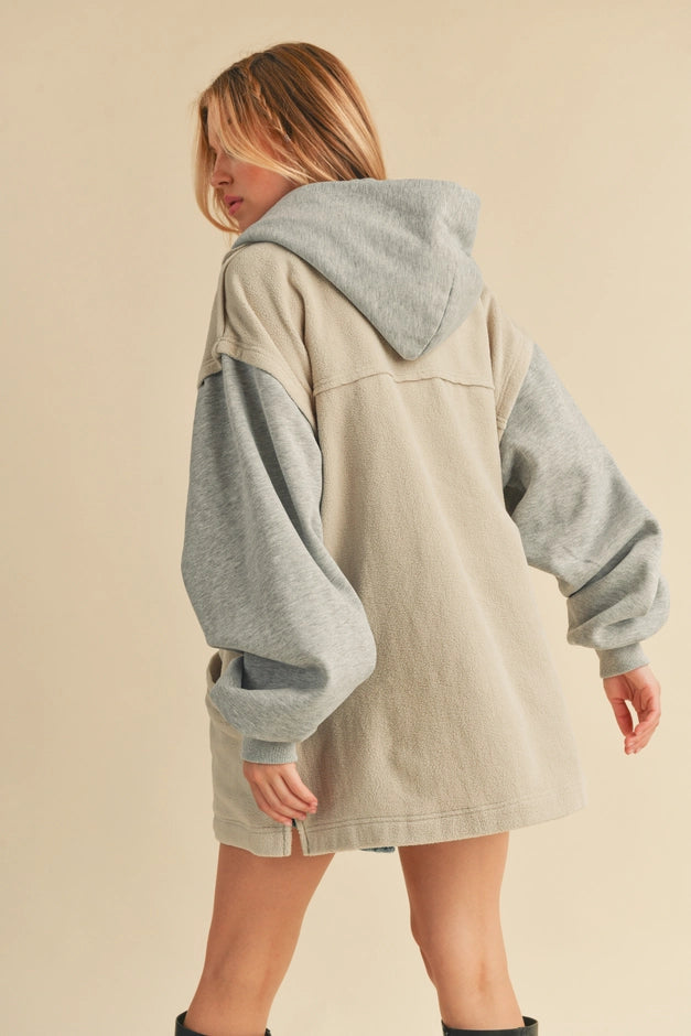 Irene Hooded Jacket - Oversized