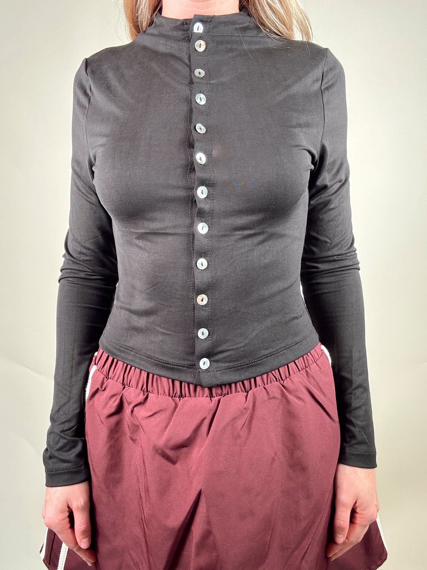 Jae Mock Neck Long Sleeve