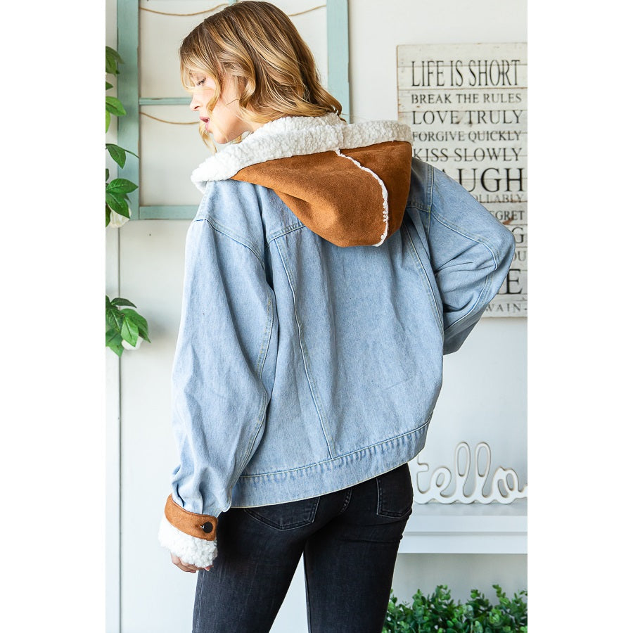 Denver Denim Sherpa Jacket