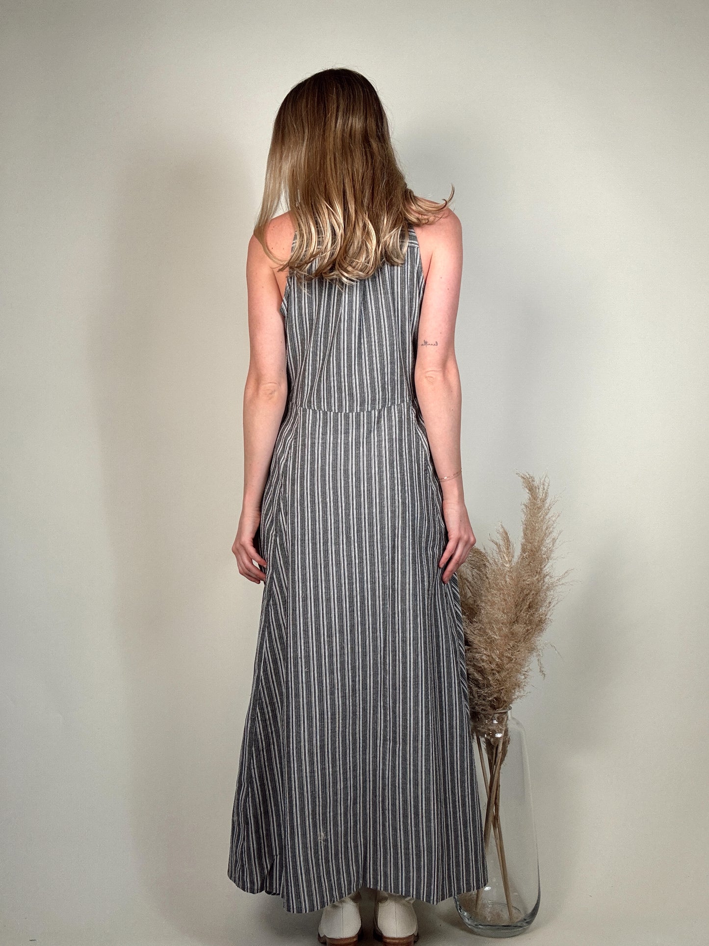 Stella Striped Button Down Dress
