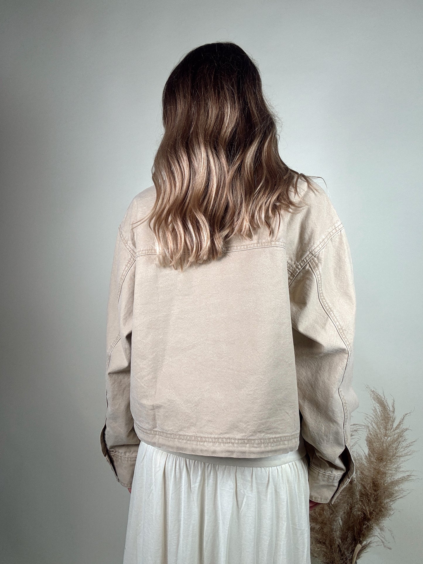 Collar Contrasted Utility Jacket PREORDER NOVEMBER