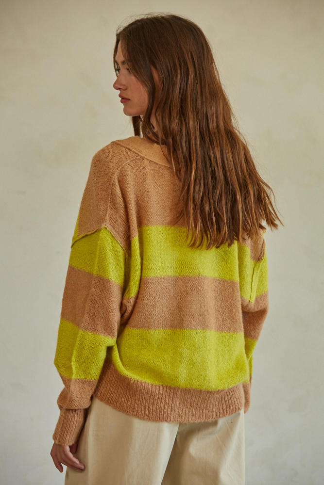 Izzy Striped Cardigan