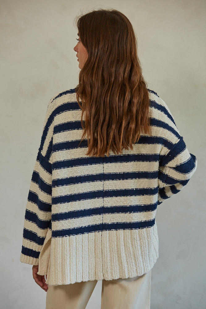 Candy Cloudy Striped Cardigan
