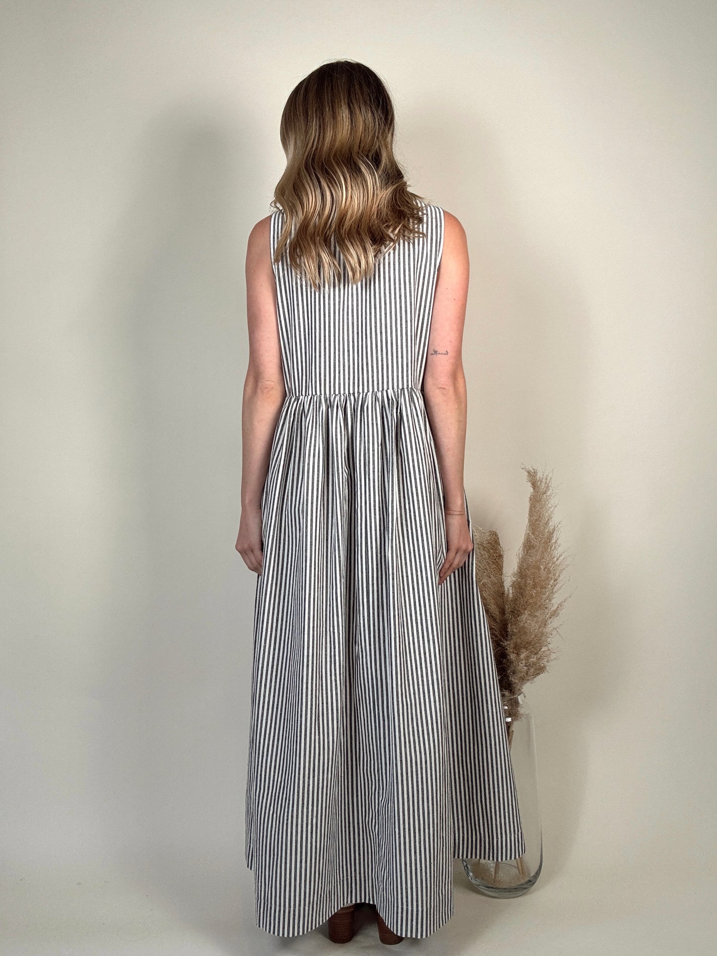 Bella Stripe Bow Dress