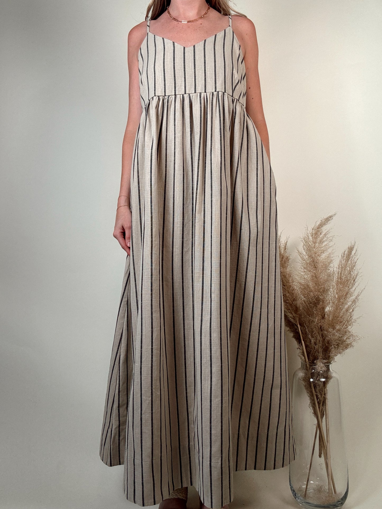 Savannah Striped Maxi Dress