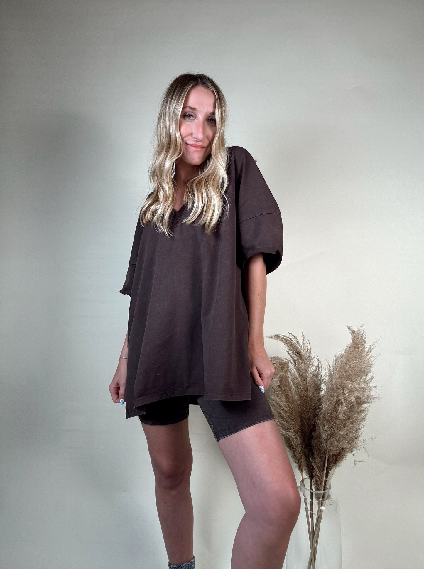 Urban Shirt and Biker Shorts Set