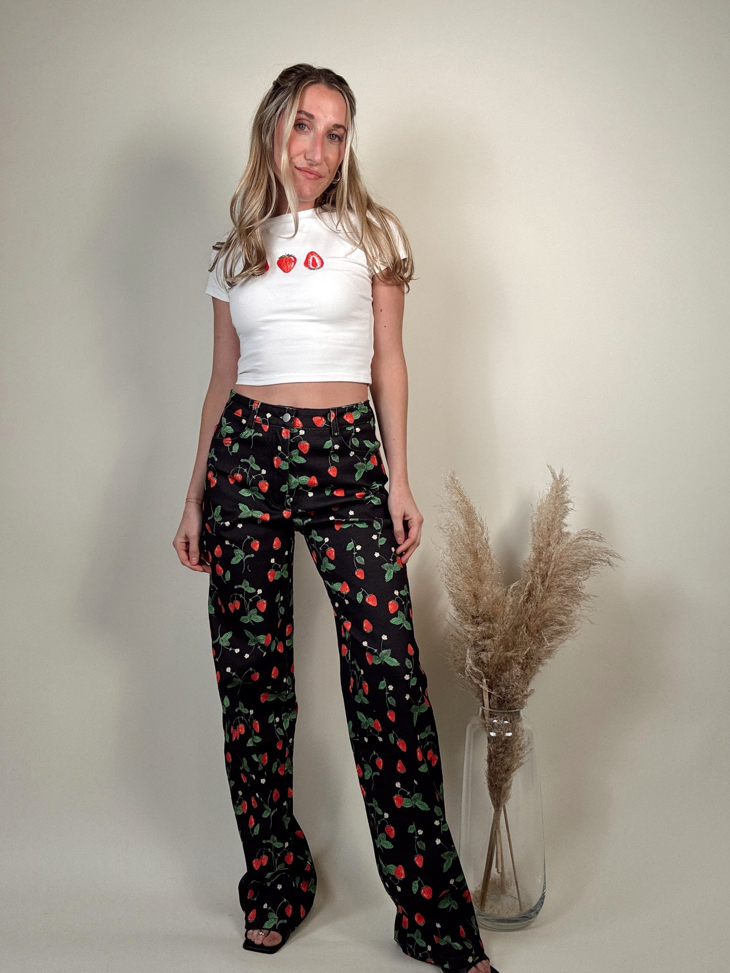 Strawberry Picnic Pants