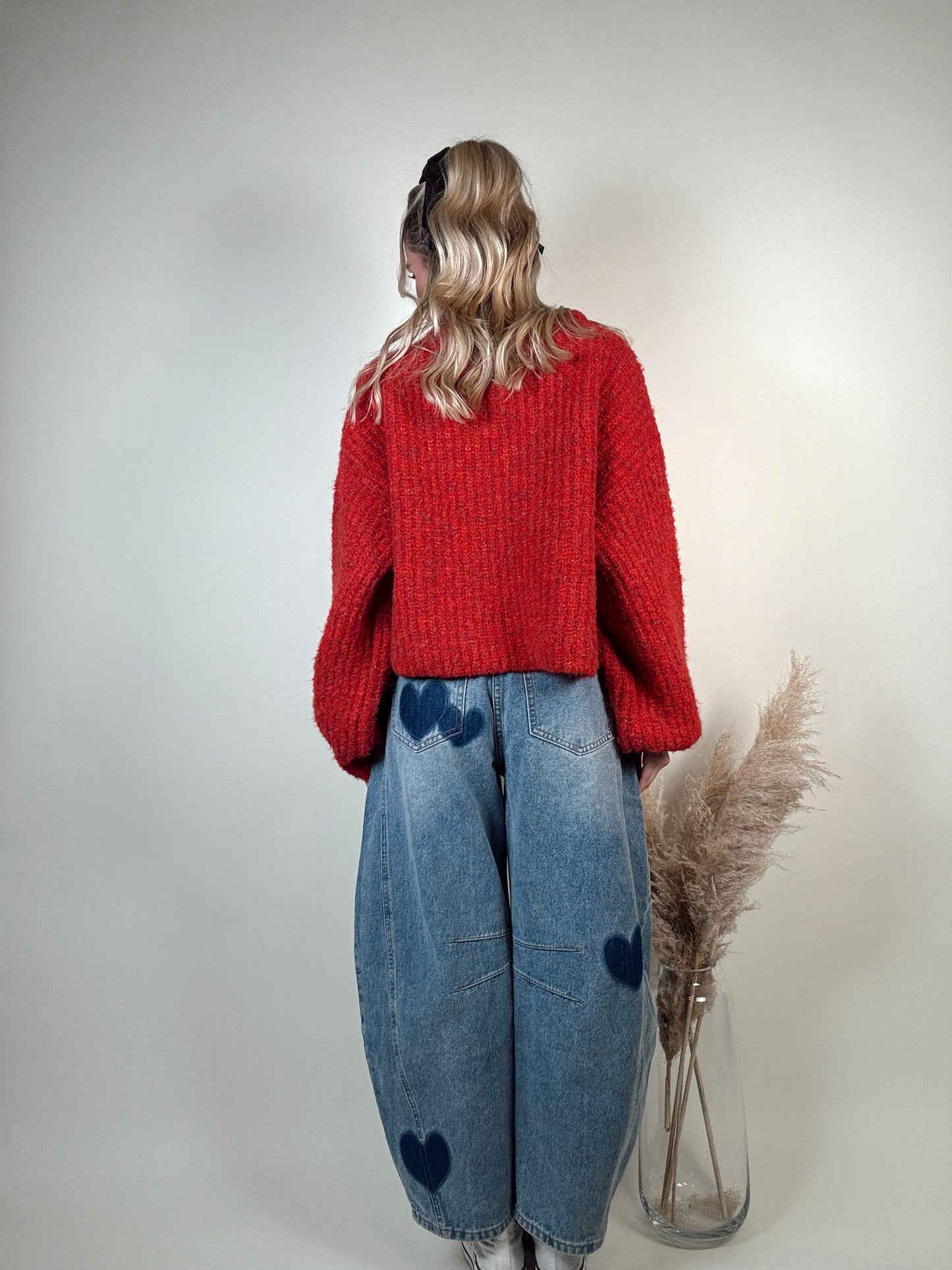 Heart Barrel Jeans
