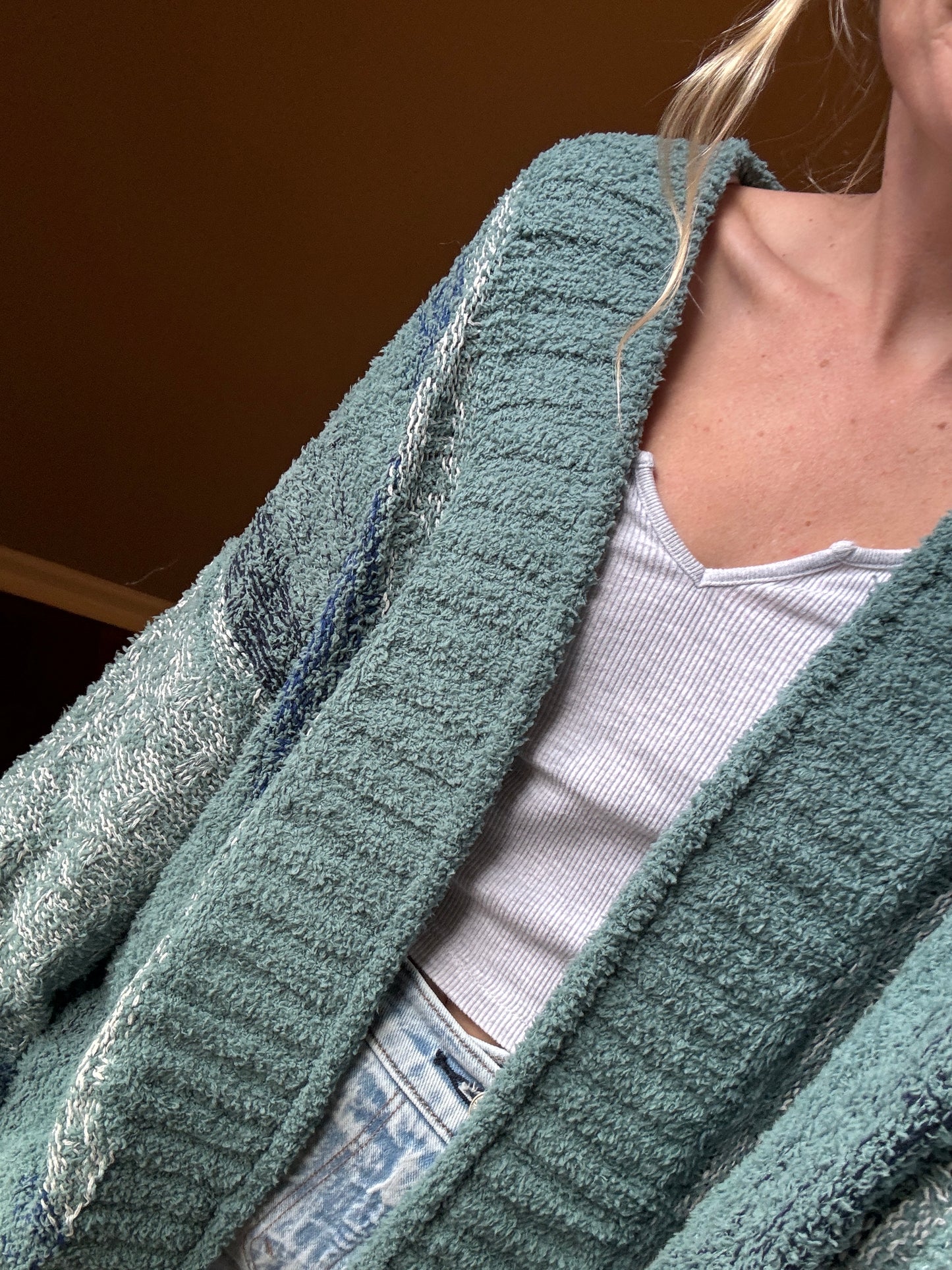 Boho Berber Fleece Cardigan