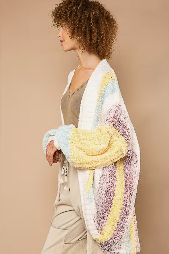 Boho Berber Fleece Cardigan