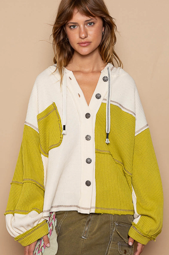 Breck Balloon Sleeve Shacket