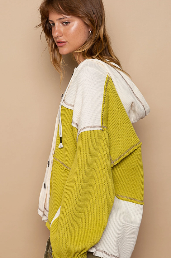 Breck Balloon Sleeve Shacket