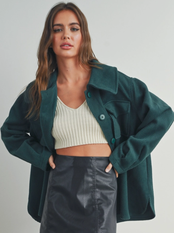 Introducing our Solid Winter Shacket Coat - the ultimate blend of rugged style and winter warmth. This shacket (shirt + jacket) seamlessly combines the casual appeal of a shirt with the functionality of a coat, making it a versatile addition to your cold-weather wardrobe.
