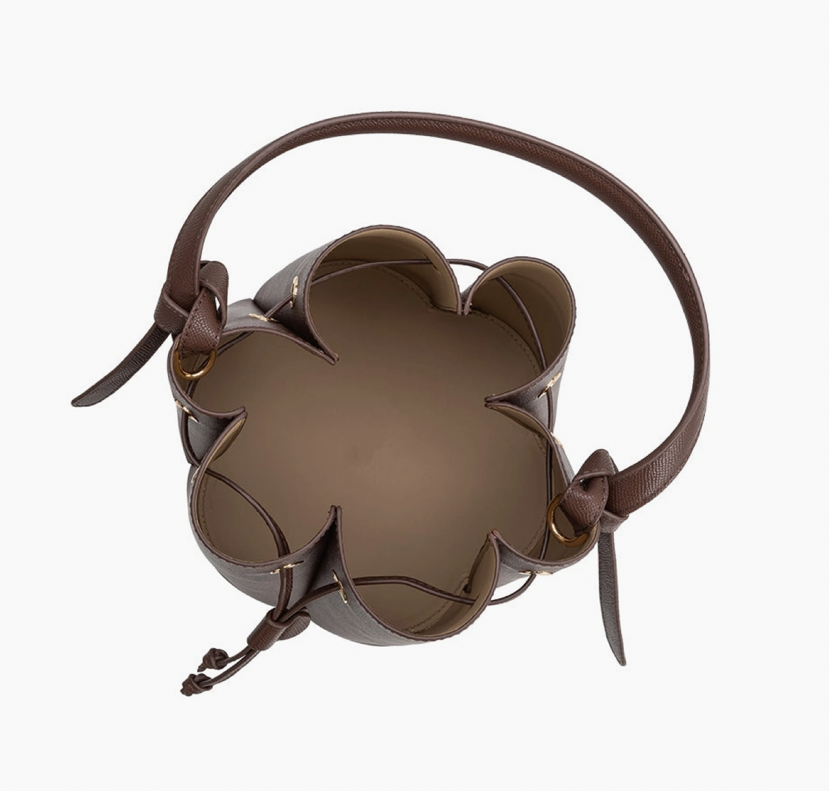 Laguna Chocolate Recycled Vegan Leather Top Handle Bag