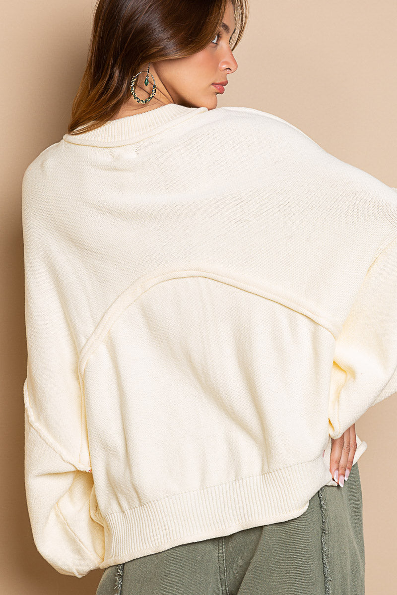 Brittany Balloon Sleeve Pullover