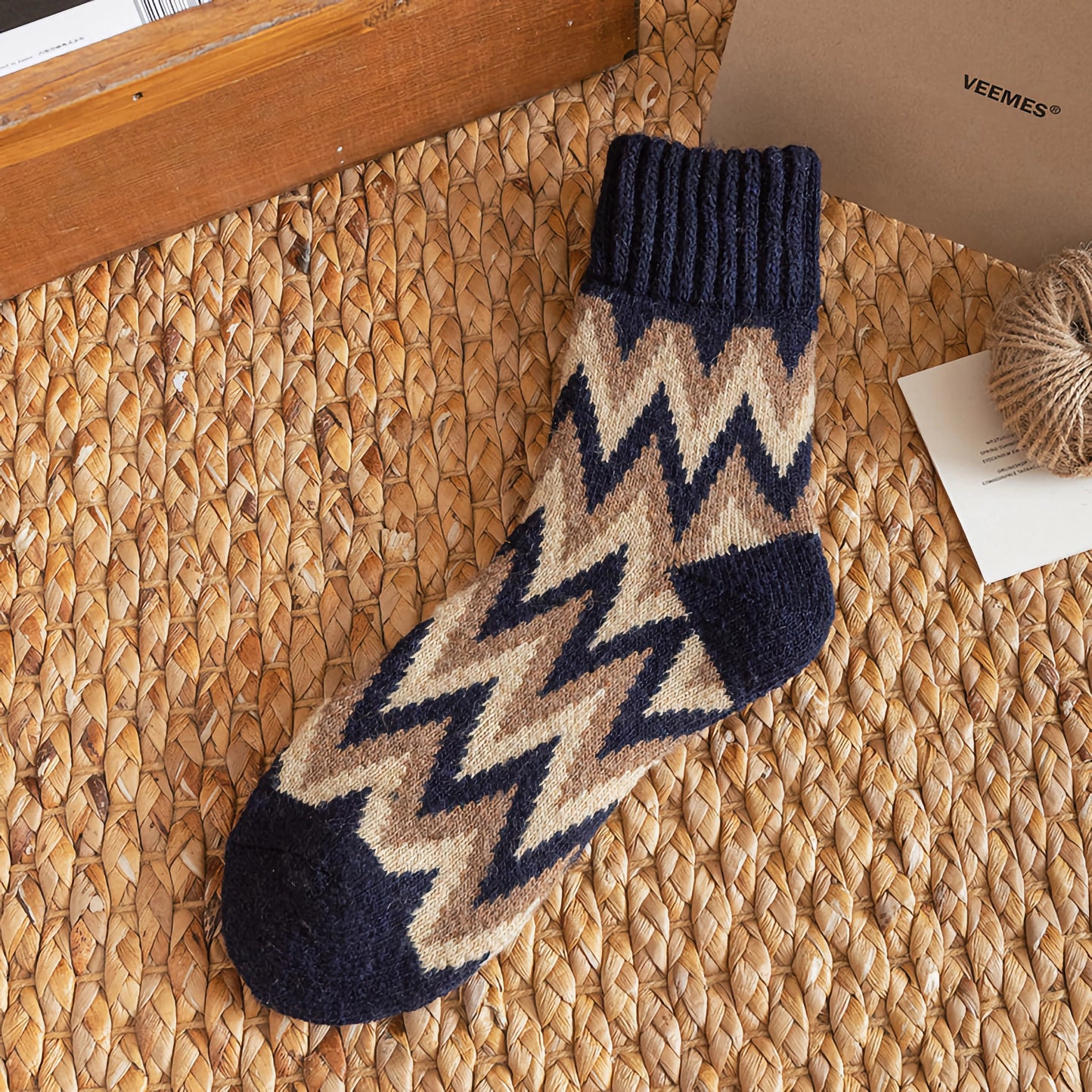 Vintage Warm Socks - Men's Wool Winter Socks
