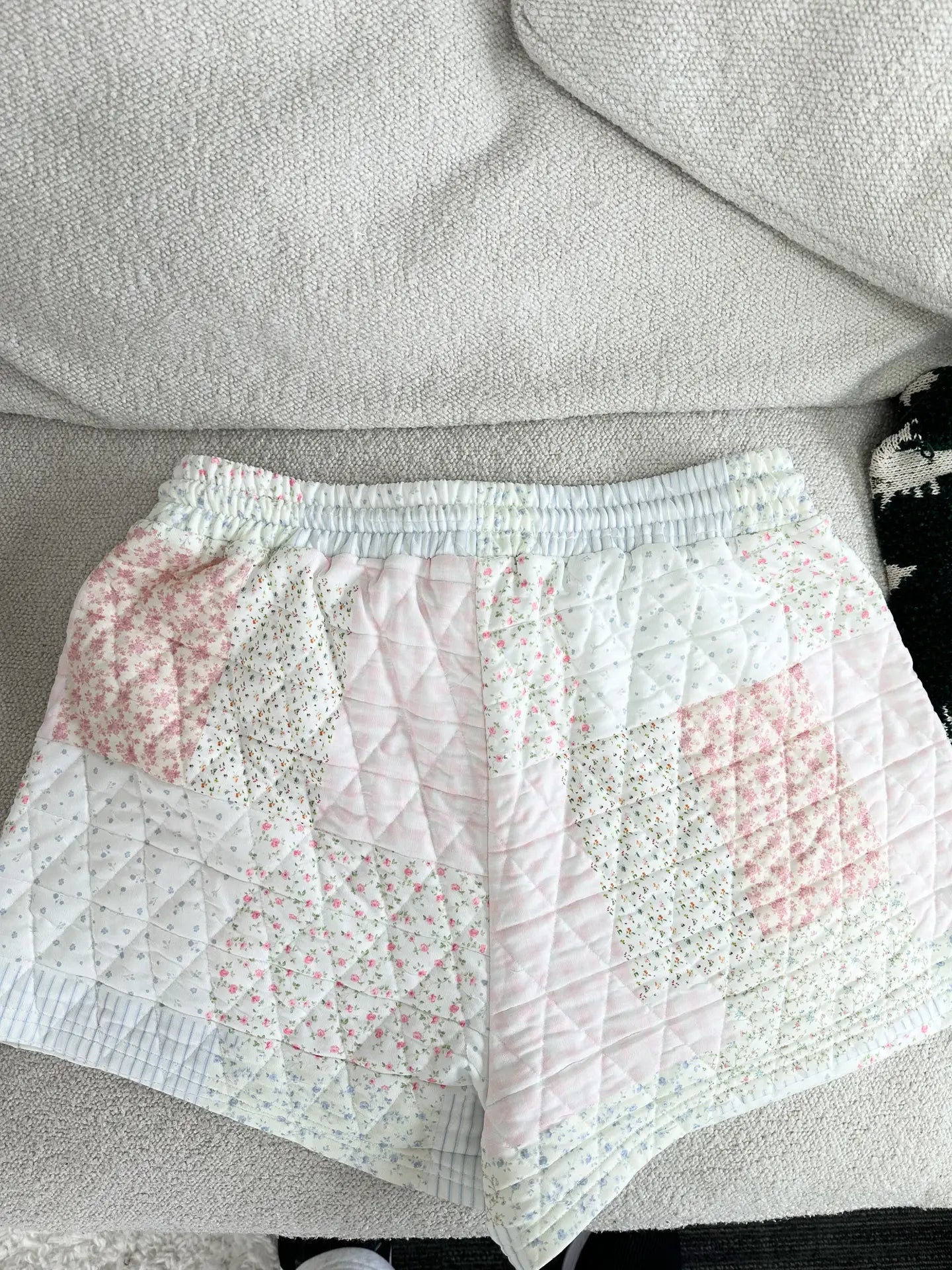 Quilted Pastel Shorts