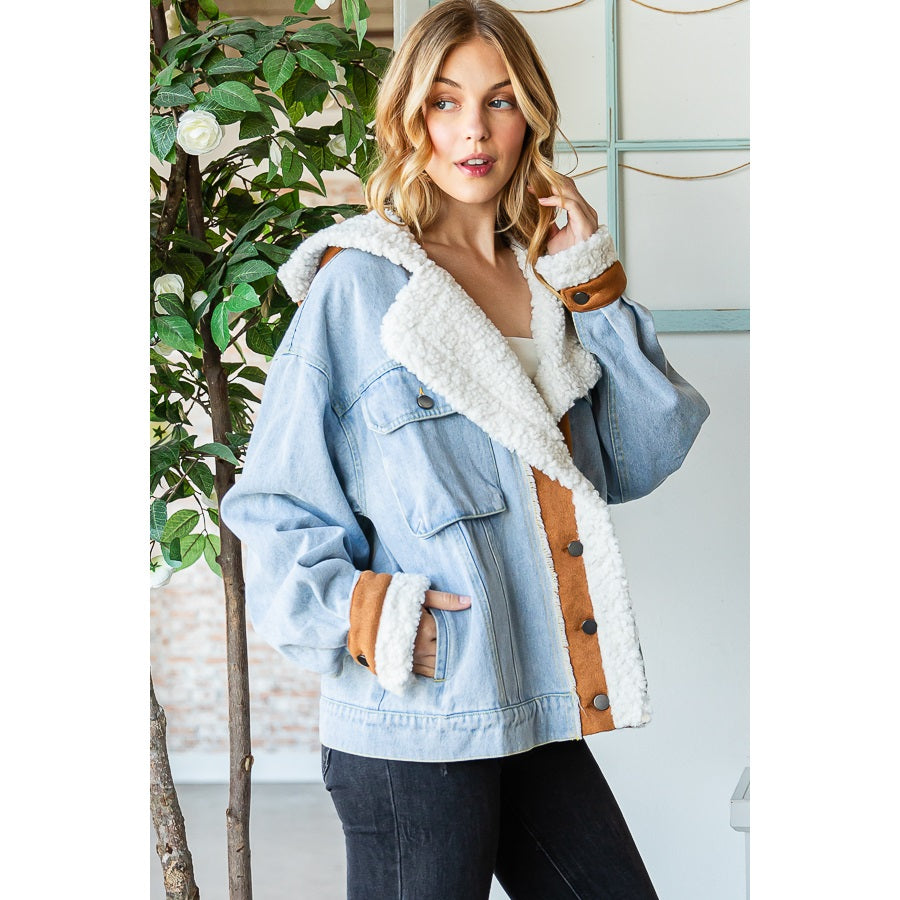 Denver Denim Sherpa Jacket