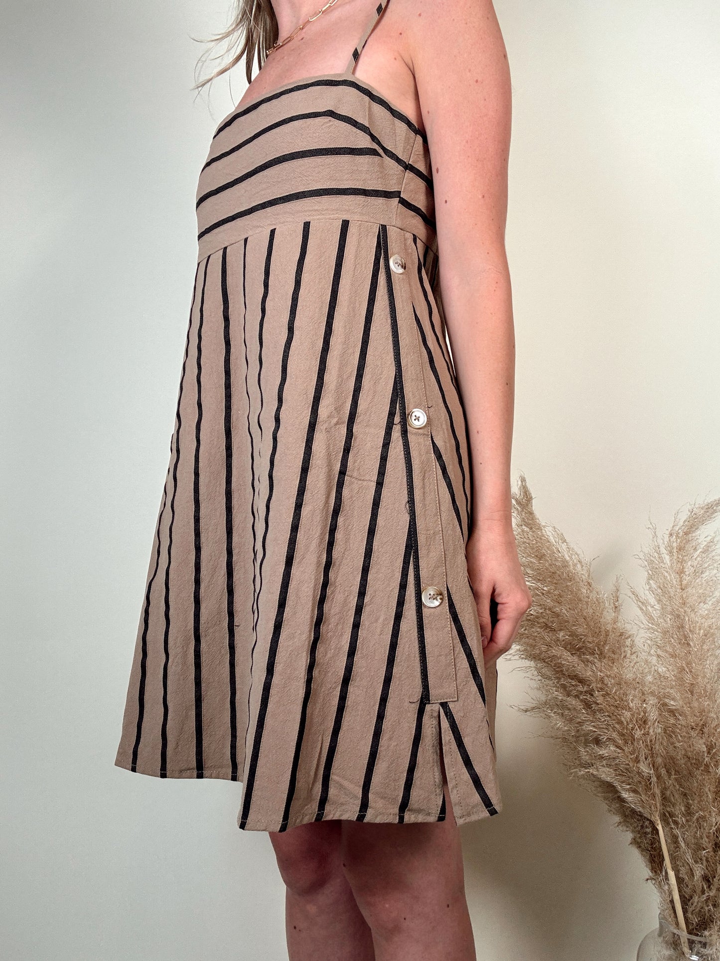 Tanya Striped Mini Dress
