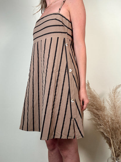 Tanya Striped Mini Dress