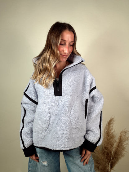 Lavender Sherpa Jacket