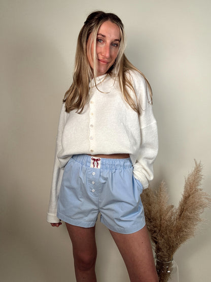 Beverly Boxer Shorts - Blue