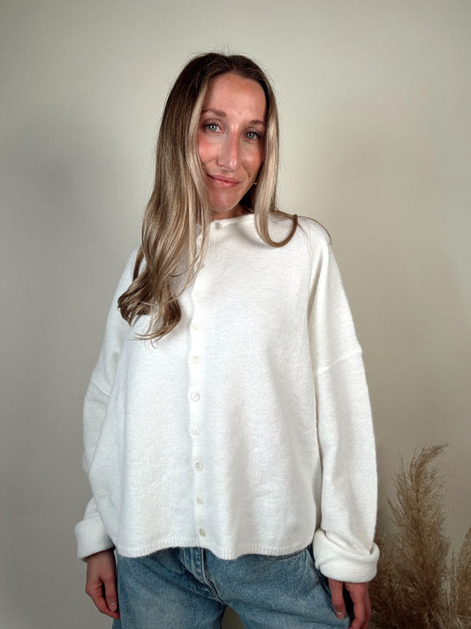 Nola Cardigan - Snow