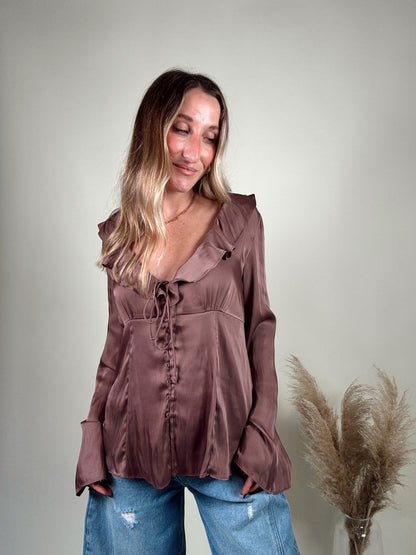 Amelie Ruffle Top