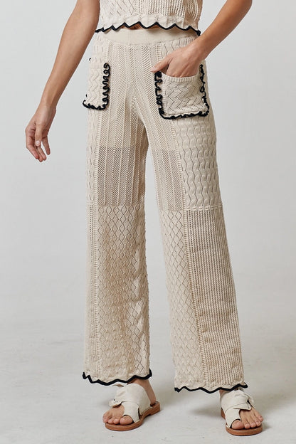 Sandy Knit Top and Pants Set
