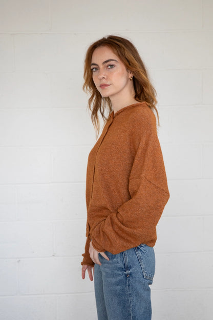 Nola Cardigan - Rust