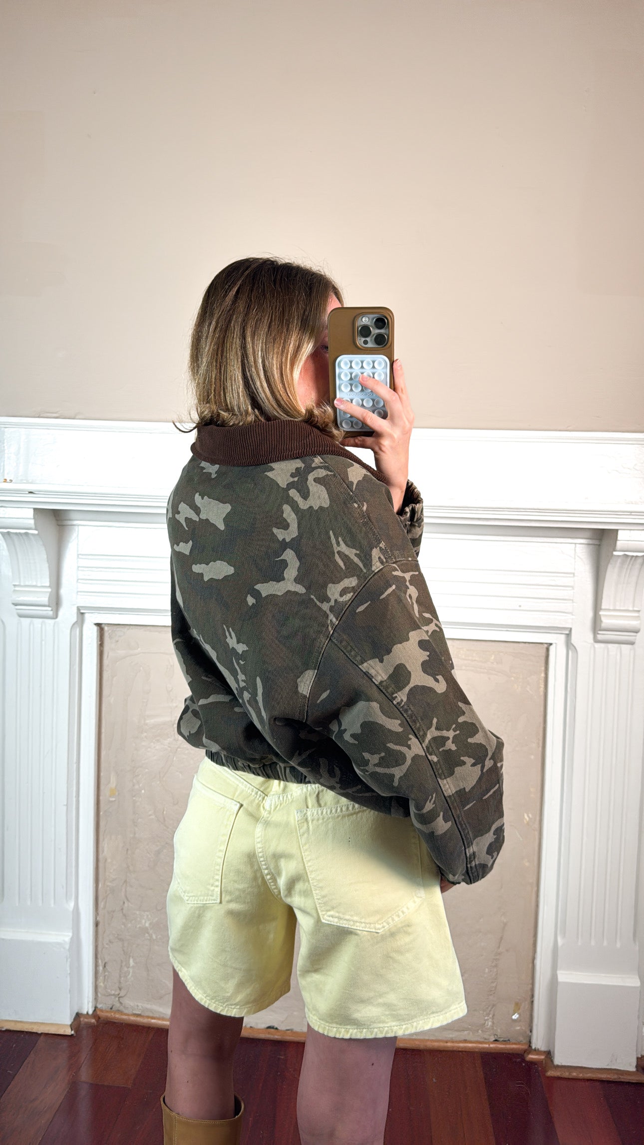 Camouflage Bomber Jacket