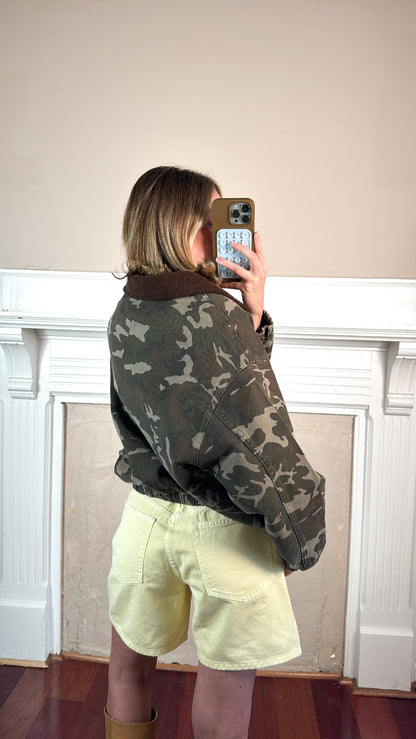Camouflage Bomber Jacket