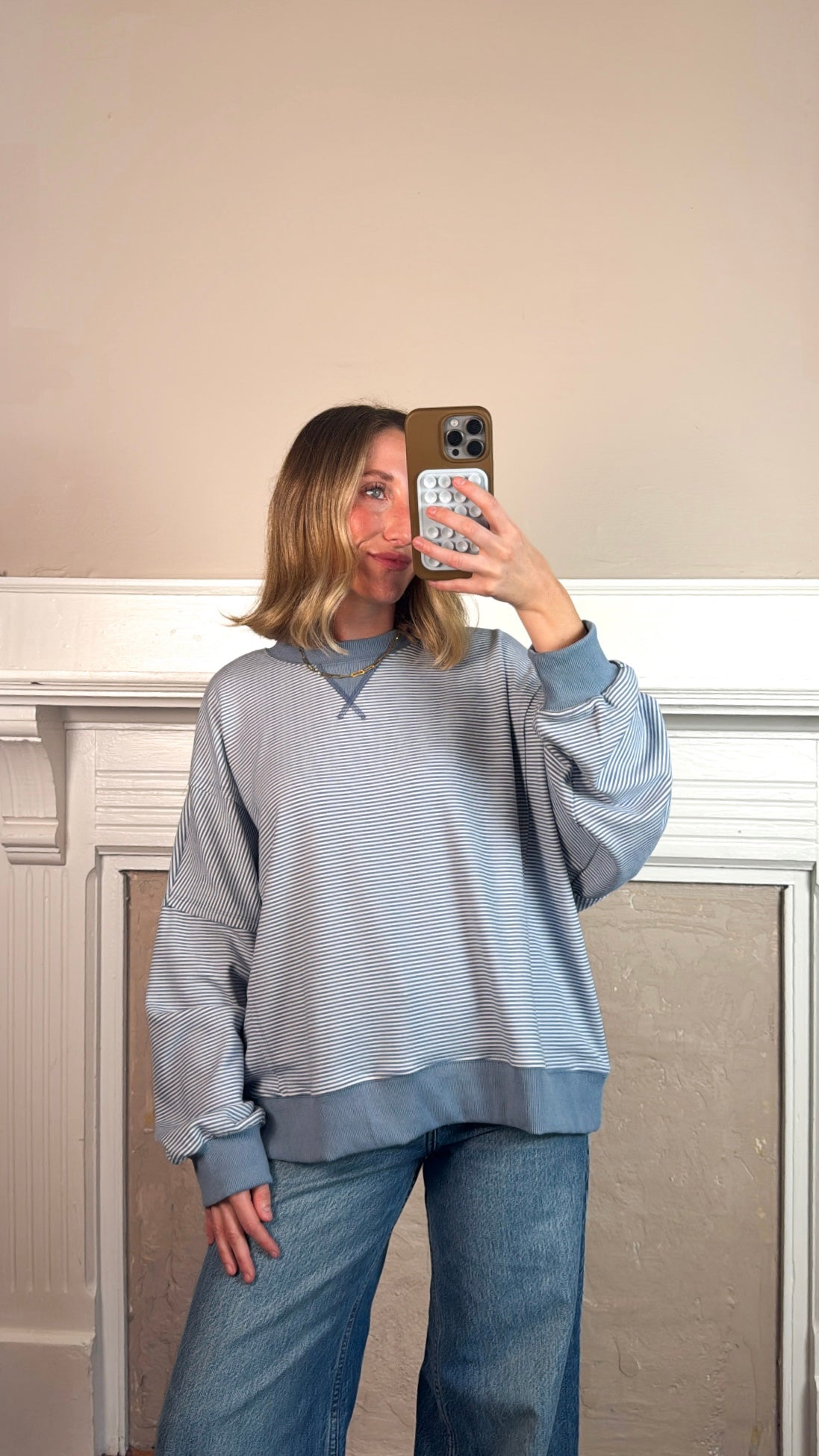 Stevie Striped Sweatshirt