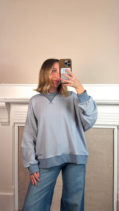 Stevie Striped Sweatshirt