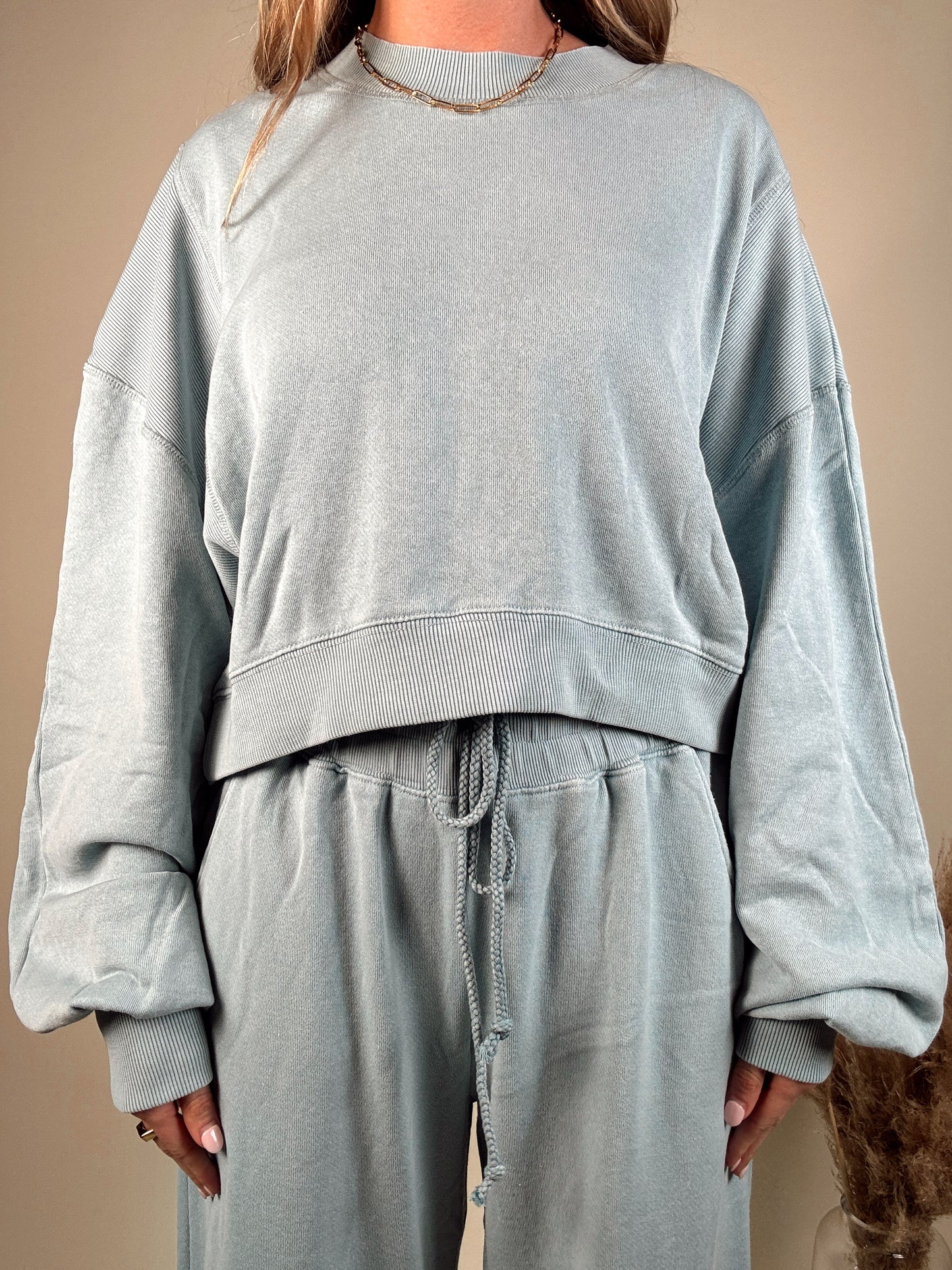 Cloud 9 Pants and Sweatshirt Set - Winter Sky