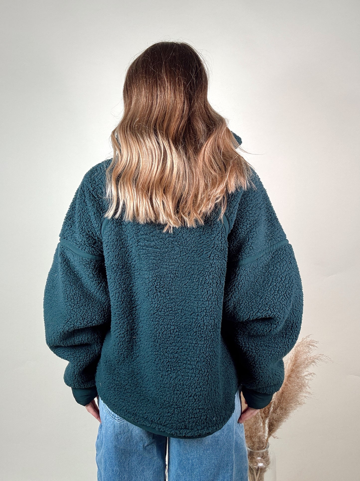 Teal Sherpa Jacket